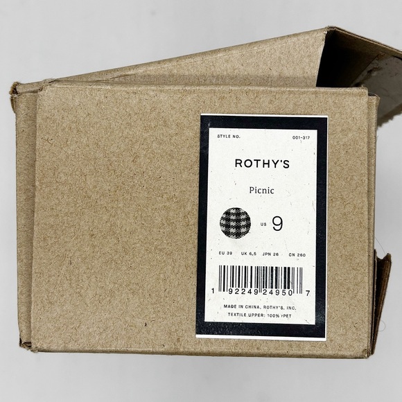 Rothy’s The Flat Picnic pattern size 9 new in box! - Picture 5 of 5